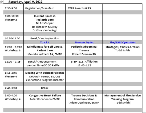 Agenda - April 9